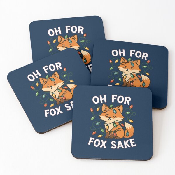 Item preview, Oh For Fox Sake Christmas Lights - Funny Cute Fox Holiday designed and sold by PunchDrop.