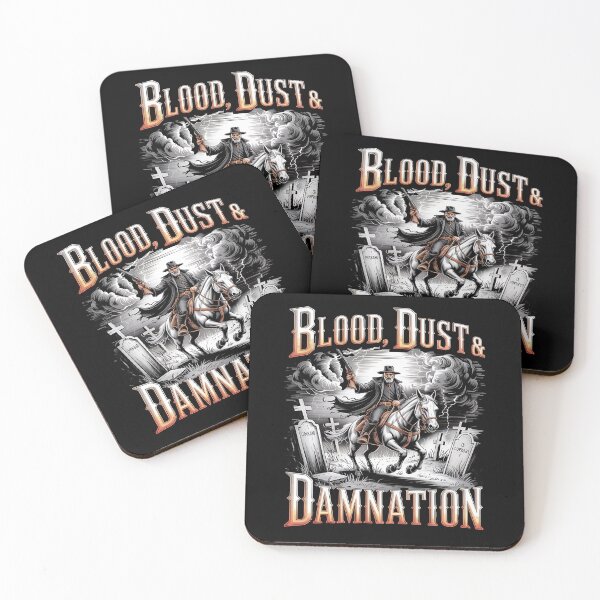Item preview, gothic western - victorian steampunk - mechanical cowboy - clockwork outlaw - gears and guns - plague train - ghost train - haunted desert - occult western - skeletal cowboy designed and sold by JansenGS.