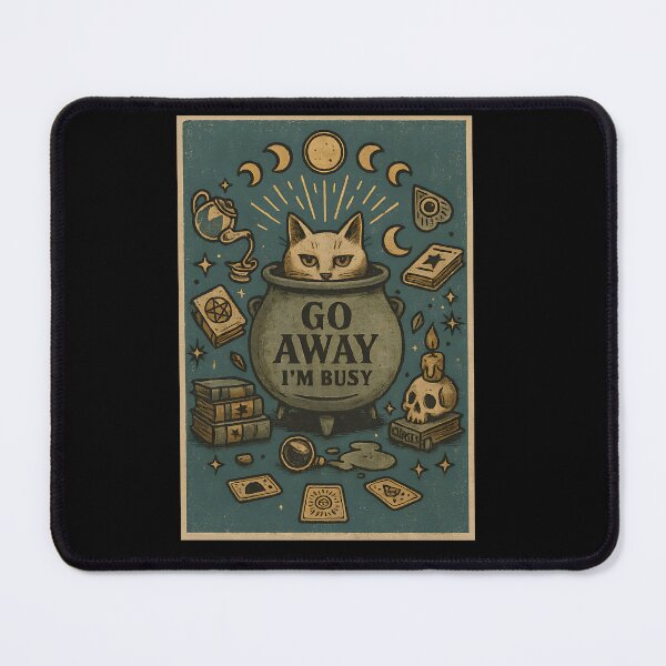 Item preview, Retro Cat Witch Magic designed and sold by SofiaCostaGomes.