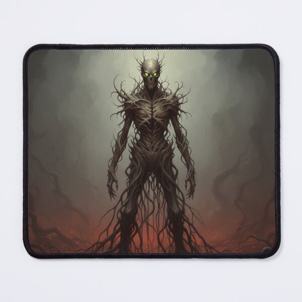 Item preview, The Root Keeper: Ancient Sentry in the Tangled Domain | Dark Fantasy Gothic Art Print designed and sold by SimpleMint.