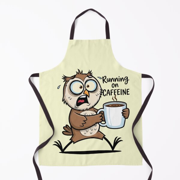 Item preview, Exhausted Owl Running on Pure Caffeine designed and sold by Animepic222.