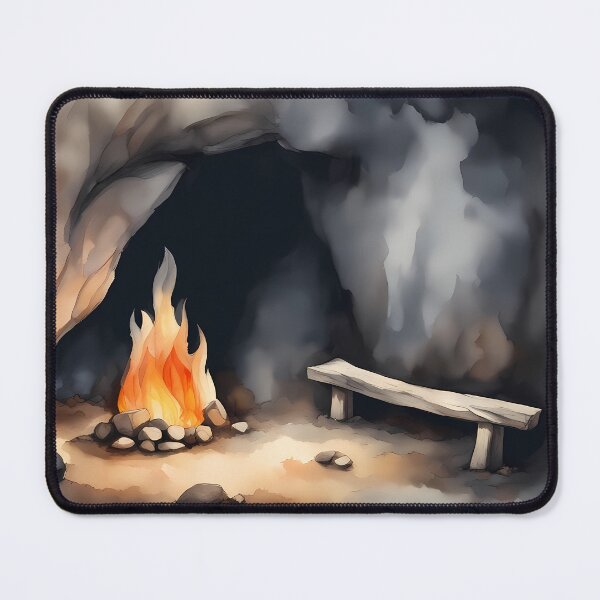 Item preview, Campfire in Cave designed and sold by CalmnessbyChoice.