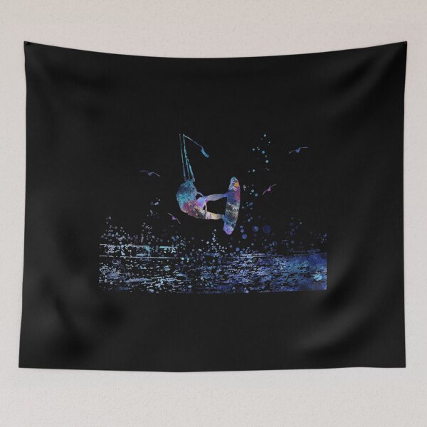 Item preview,  Kitesurfing Watercolors Kiteboarding designed and sold by Katjntic21.
