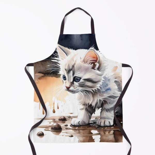 Item preview, Cute Kitten in Puddle designed and sold by CalmnessbyChoice.