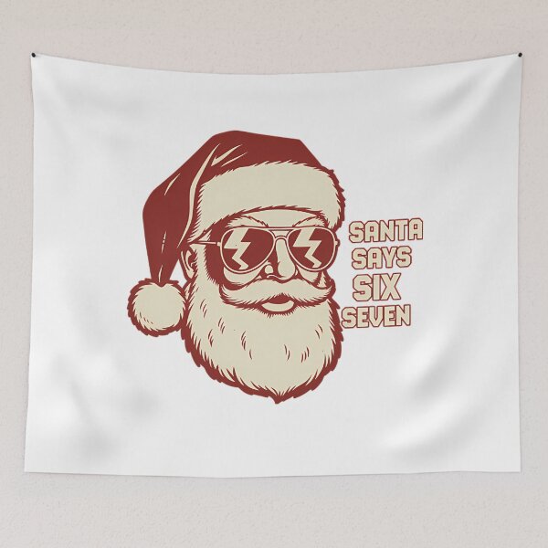 Item preview, Santa Six Holiday Claus Says Retro Seven Happy Santa Bruh designed and sold by ChadnoSmith.