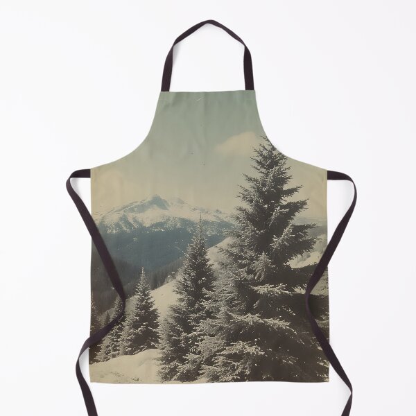 Item preview, Snow-covered mountains and majestic fir trees designed and sold by Mianku | Für das Leben.