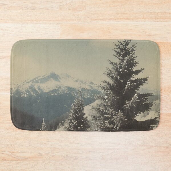 Item preview, Snow-covered mountains and majestic fir trees designed and sold by Mianku | Für das Leben.