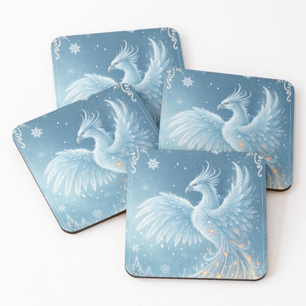 Item preview, Spiritual Frost Griffin | Mythical Snow Creature Digital Artwork designed and sold by AIfolklore.
