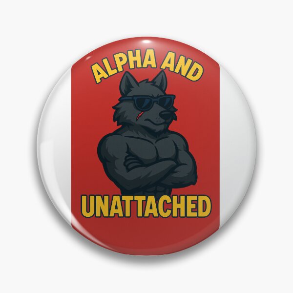 Item preview, Alpha and Unattached – Cool Muscular Wolf designed and sold by the-dovlat.