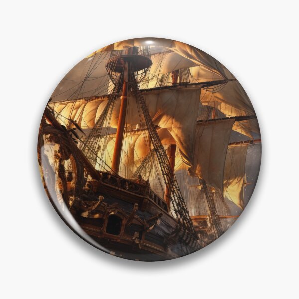 Item preview, Into the Storm - Epic Tall Ship Battling Rough Waves designed and sold by Lamarcy.