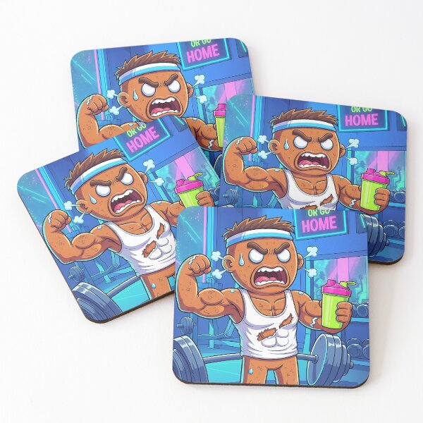 Item preview, Gingerbread Man Flexing His Bicep designed and sold by Itsheartshop.