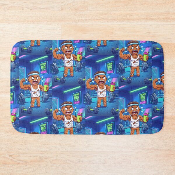 Item preview, Gingerbread Man Flexing His Bicep designed and sold by Itsheartshop.
