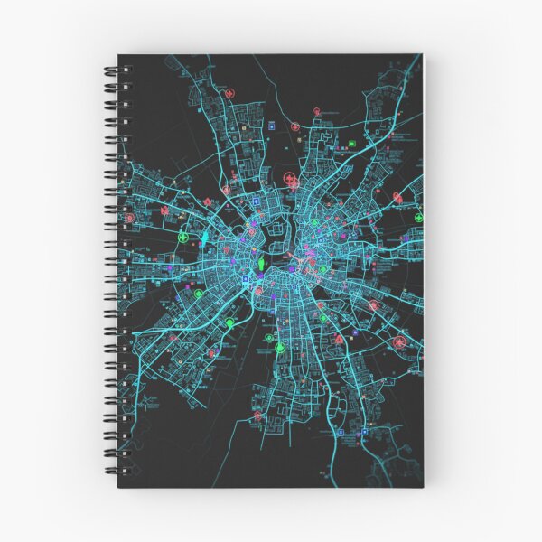 Item preview, Digital Urban Network Dispatch Map designed and sold by VibeNationArt.