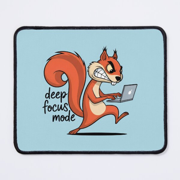 Item preview, Squirrel in Deep Focus Mode Working designed and sold by Animepic222.