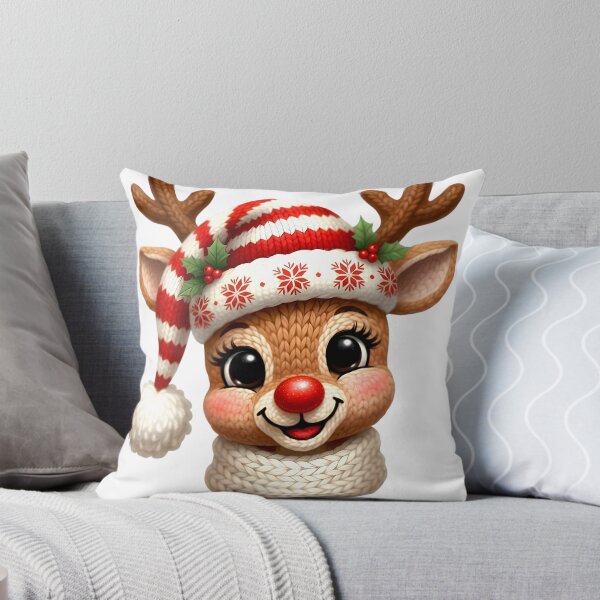 Artikelvorschau, Handmade Crochet Reindeer, Cozy Christmas Design entworfen und verkauft von Batycab Shop.