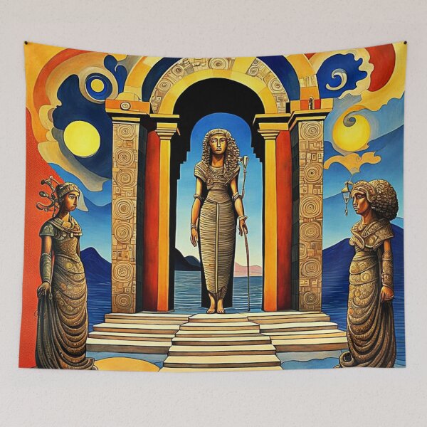 Item preview, The Moirai at the Temple designed and sold by George Hutton Hunter.