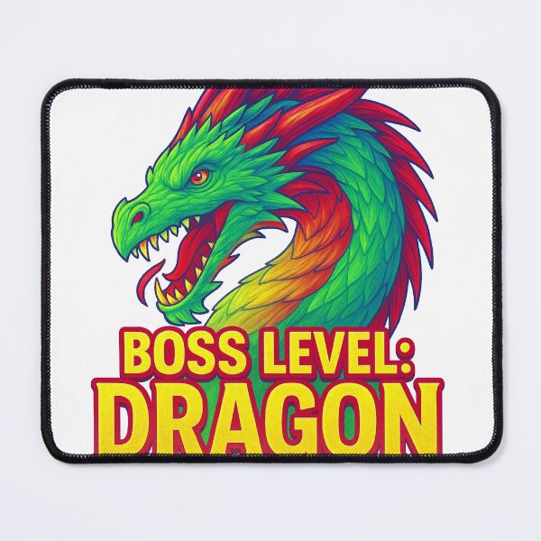 Item preview, Boss Level Dragon – Epic Rainbow Dragon Art designed and sold by the-dovlat.