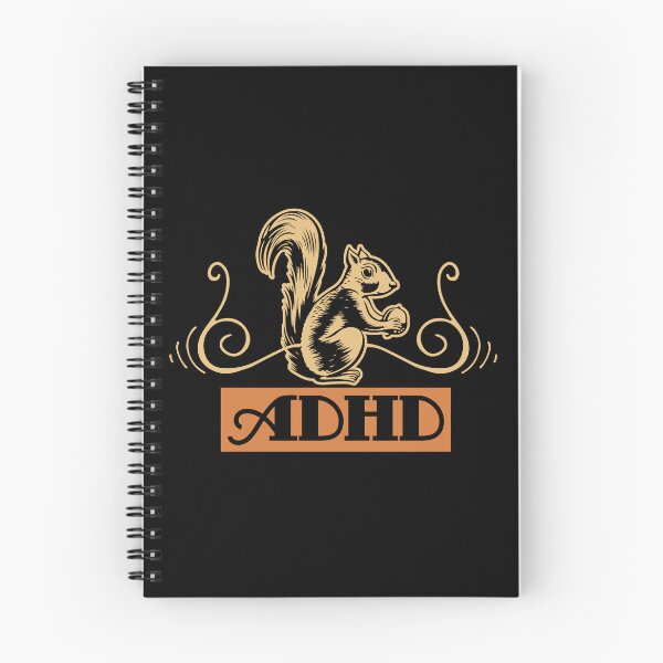 Item preview, Cute ADHD Squirrel Sticker – Neurodivergent Humor – Distracted Squirrel Design designed and sold by Suzy Perez Art.