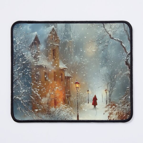 Item preview, Snowy Winter Stroll by Lantern Light designed and sold by Lamarcy.