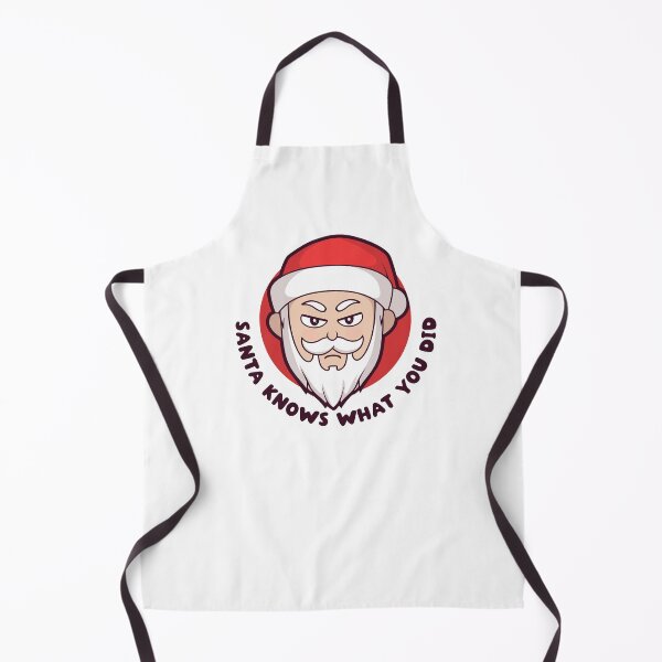 Item preview, Funny Christmas Santa design – “Santa knows what you did” - naughty list humor gift (on light colors) designed and sold by messy-nessie.
