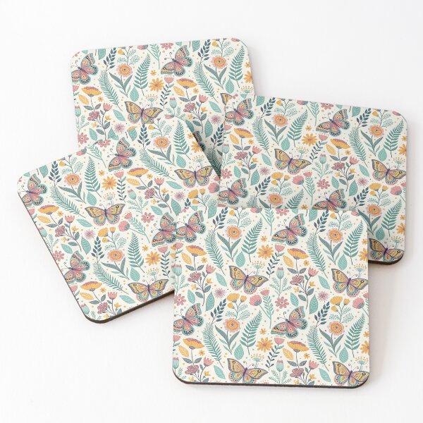 Item preview, Flowers & Butterflies Summer Scatter designed and sold by Shuga-Design.