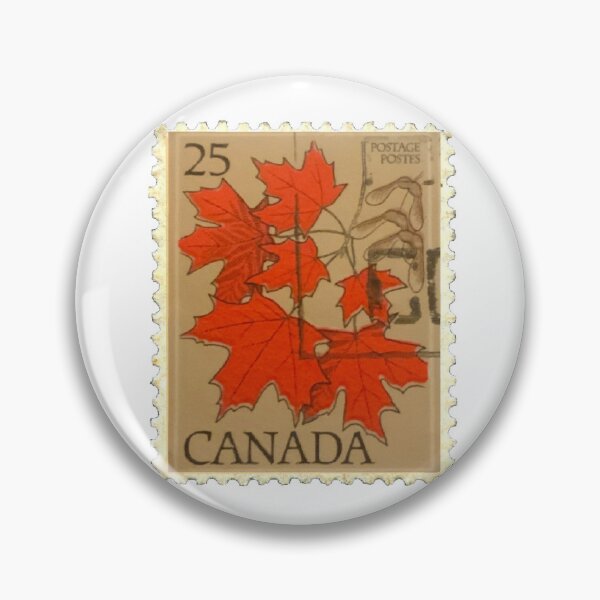 Item preview, Vintage Canada Red Maple Leaf Postage Stamp designed and sold by red-amber65.