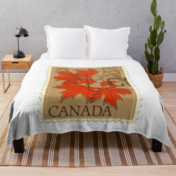 Item preview, Vintage Canada Red Maple Leaf Postage Stamp designed and sold by red-amber65.