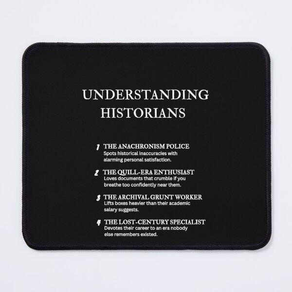 Item preview, Archivist & Historian Humor Design - Black designed and sold by PsyFlow35.