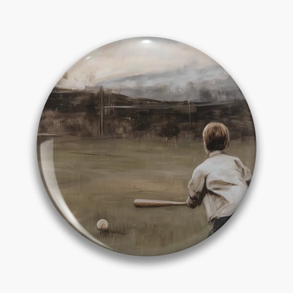 Item preview, Child Playing Baseball in Field designed and sold by lautir.