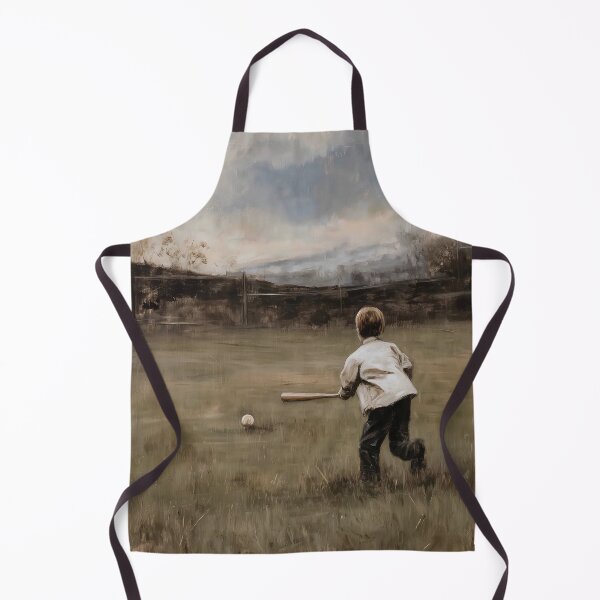 Item preview, Child Playing Baseball in Field designed and sold by lautir.