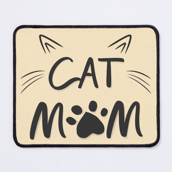 Item preview, Cat Mom - Cat Lovers - minimalist design designed and sold by PlainMaddiShop.