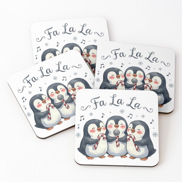 Item preview, Caroling Penguins - Funny Christmas designed and sold by bapupa.