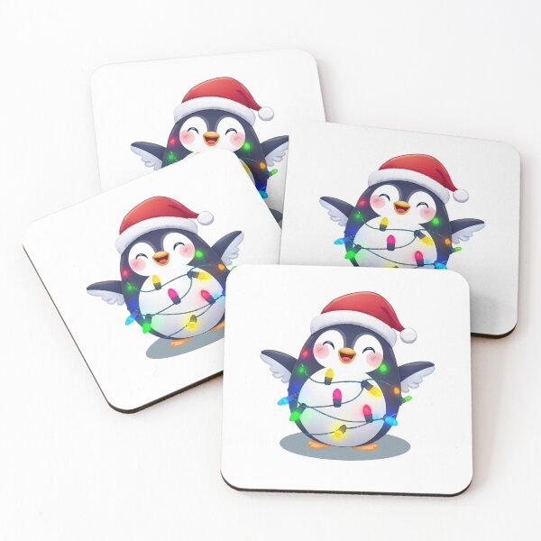 Item preview, Penguin christmas hat designed and sold by ARTeez⭐️⭐️⭐️⭐️⭐️.
