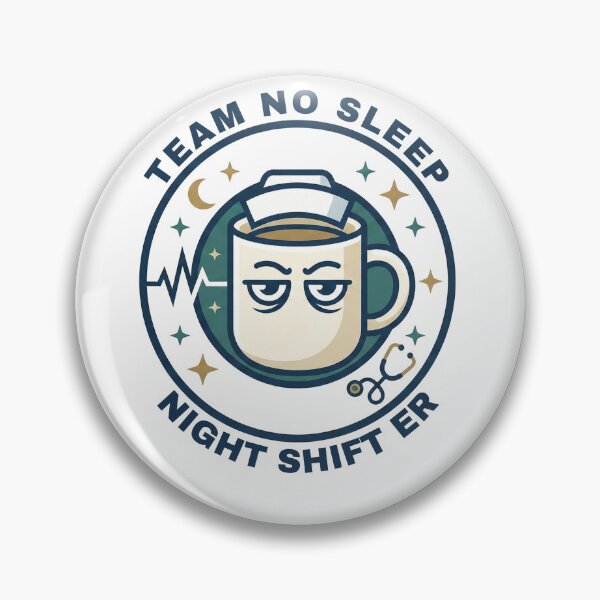 Item preview, Team No Sleep Night Shift ER Nurse - Emergency Room Gift designed and sold by Off Report Co.