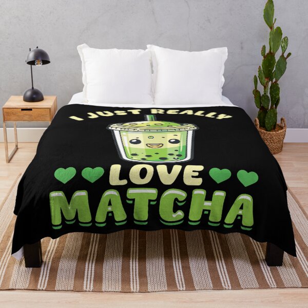 Item preview, Matcha Green Bubble Tea Latte Boba I Just Really Love Matcha designed and sold by EdithKelly1.
