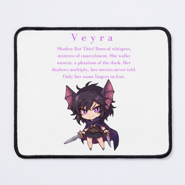Item preview, Veyra – Shadowborn Thief of Silent Fear designed and sold by Monzora.