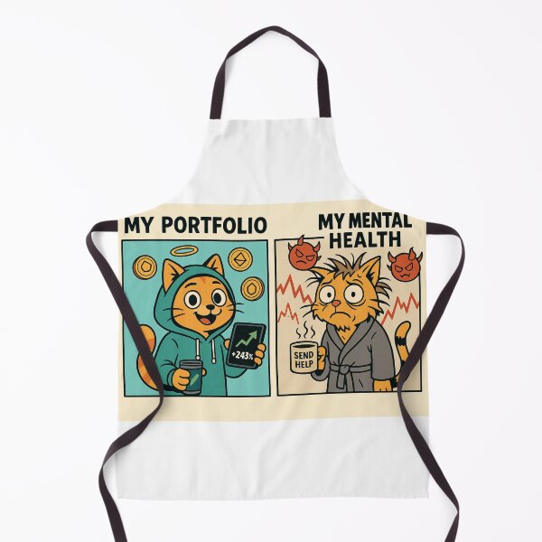 Item preview, Crypto Mood – Portfolio vs Mental Health designed and sold by the-dovlat.