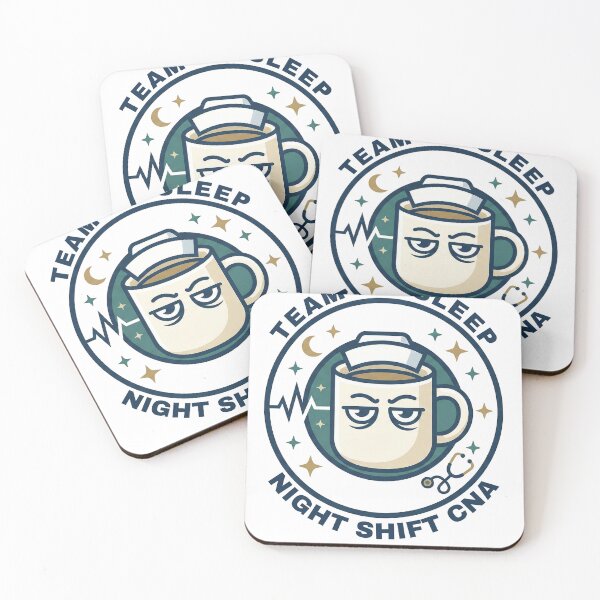 Item preview, Team No Sleep Night Shift CNA - Certified Nursing Assistant Gift designed and sold by The Niche Lab.