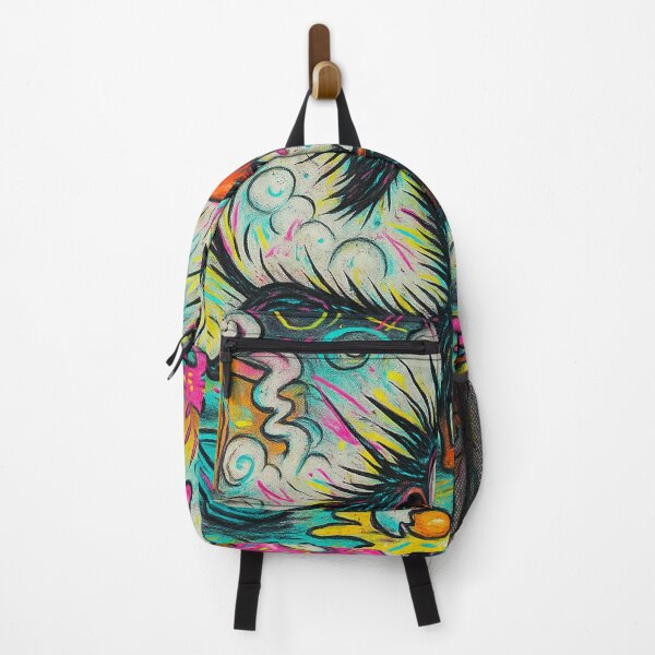 Item preview, Psychedelic Dachshund in a Donut Chaos – Crazy Colorful Cartoon Art designed and sold by Darlin8888.