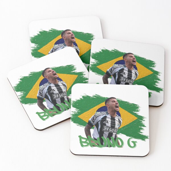 Item preview, BRUNO G – Brazil and Newcastle United Football Inspired Design | Fan Art T-Shirt, Sticker & More designed and sold by Pokah79.