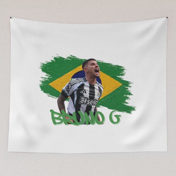 Item preview, BRUNO G – Brazil and Newcastle United Football Inspired Design | Fan Art T-Shirt, Sticker & More designed and sold by Pokah79.