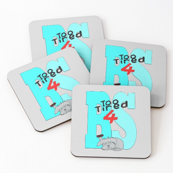Item preview, Too Tired for that sh... , handpainted painting with text designed and sold by AK-Hevonen.