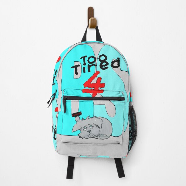 Item preview, Too Tired for that sh... , handpainted painting with text designed and sold by AK-Hevonen.