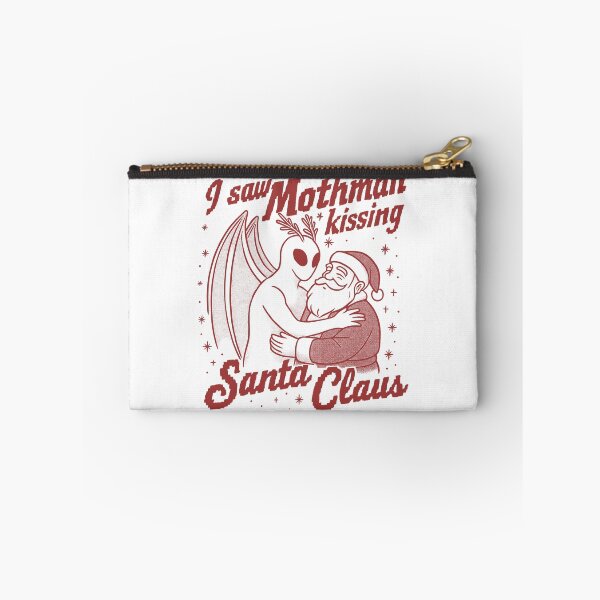 Item preview, I Saw Mothman Kissing Santa Claus  designed and sold by gear-posters.