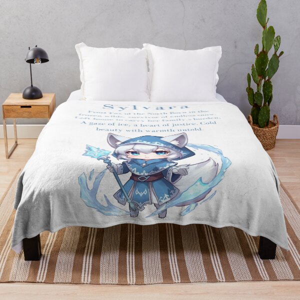 Item preview, Sylvara – Frostborne Fox of Sacred Duty designed and sold by Monzora.