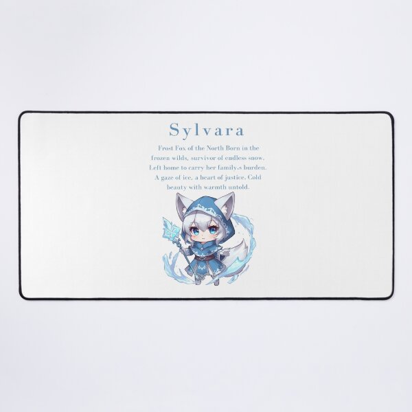 Item preview, Sylvara – Frostborne Fox of Sacred Duty designed and sold by Monzora.