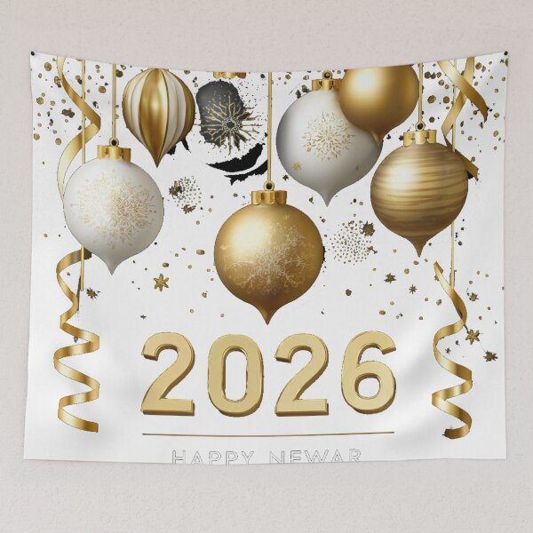 Item preview, Happy NYE 2026 designed and sold by dazzeink.