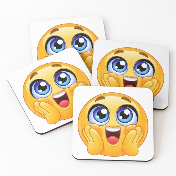 Item preview, Excited Hands-on-Cheeks Emoji designed and sold by logocity63.