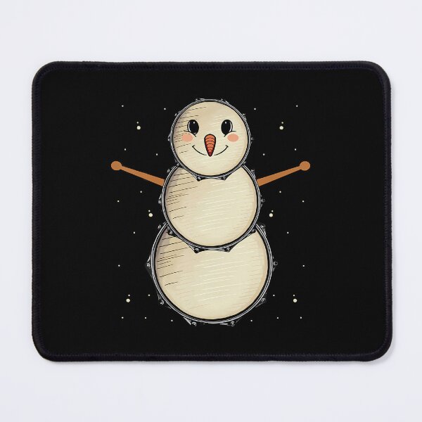 Item preview, Snowman Drums Percussionist Drummer Christmas designed and sold by JaneJanie.