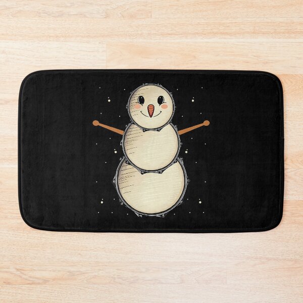 Item preview, Snowman Drums Percussionist Drummer Christmas designed and sold by JaneJanie.
